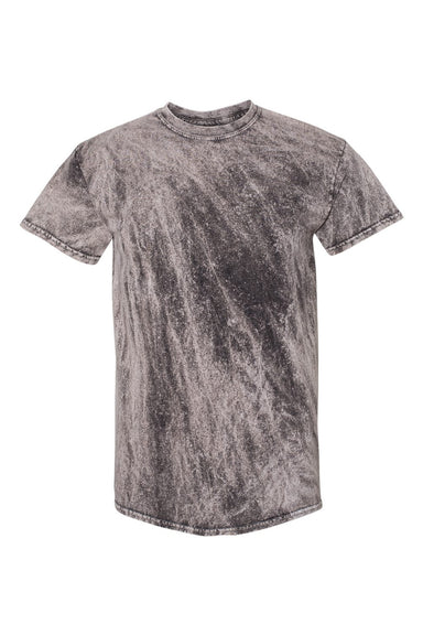 Dyenomite 200MW Mens Mineral Wash Short Sleeve Crewneck T-Shirt Grey Flat Front