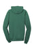 Port & Company PC098H Mens Beach Wash Fleece Hooded Sweatshirt Hoodie w/ Pouch Pocket Nordic Green Flat Back