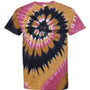 Dyenomite Mens Spiral Tie Dyed Short Sleeve Crewneck T-Shirt - Tucson - NEW