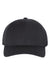 Yupoong Hats 6789M Mens Premium Curved Visor Snapback Hat Black Flat Front