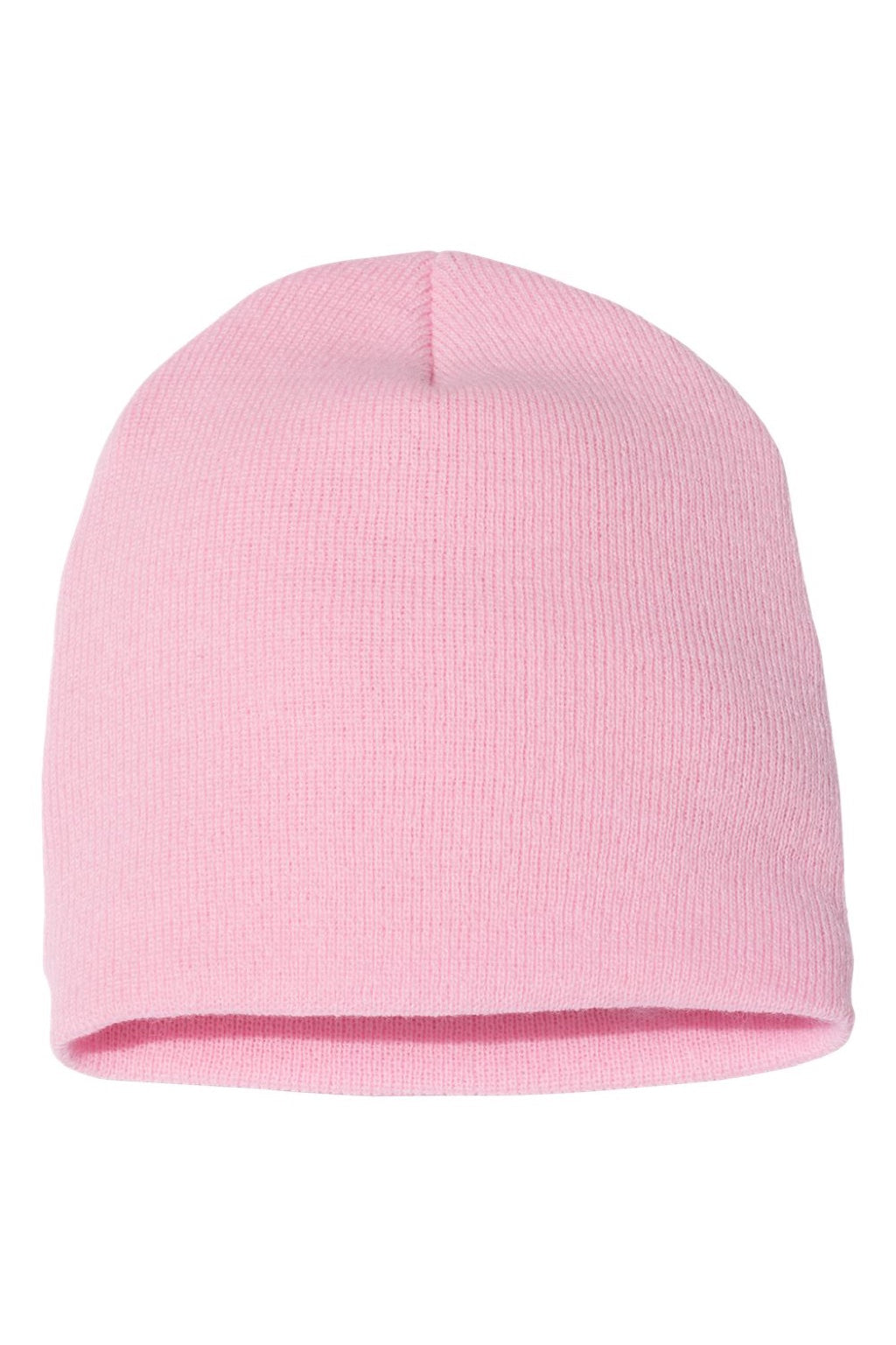 Yupoong Hats 1500KC Unisex Beanie Baby Pink Flat Front