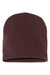 Yupoong Hats 1500KC Unisex Beanie Brown Flat Front