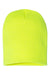 Yupoong 1500KC Mens Beanie Safety Yellow Flat Front