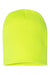 Yupoong Hats 1500KC Unisex Beanie Safety Yellow Flat Front