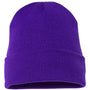 Yupoong Hats Unisex Cuffed Beanie - Purple