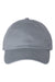 Valucap Hats VC200 Mens Brushed Twill Adjustable Hat Dark Grey Flat Front