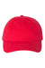Valucap VC200 Mens Brushed Twill Hat Red Flat Front