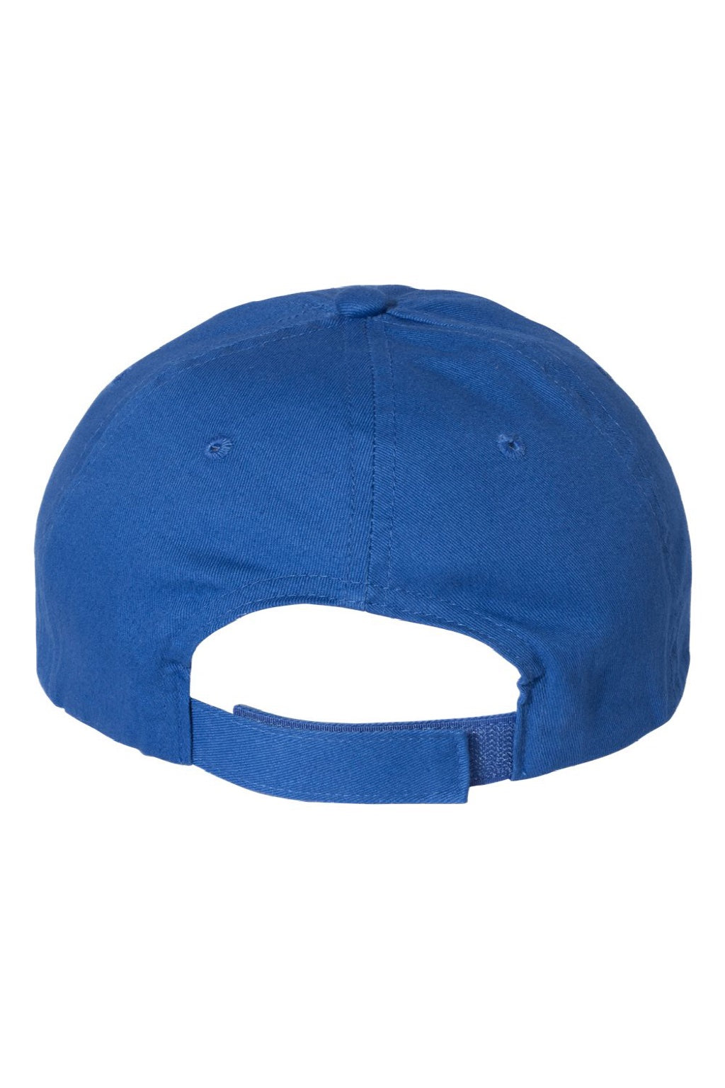 Valucap Hats VC200 Mens Brushed Twill Adjustable Hat Royal Blue Flat Back