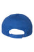 Valucap Hats VC200 Mens Brushed Twill Adjustable Hat Royal Blue Flat Back