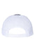 Richardson Hats 112 Mens Snapback Trucker Hat Navy Blue/White/Heather Grey Flat Back