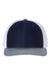 Richardson Hats 112 Mens Snapback Trucker Hat Navy Blue/White/Heather Grey Flat Front