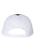 Richardson Hats 115 Mens Snapback Trucker Hat Black/White Flat Back