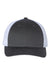 Richardson Hats 115 Mens Snapback Trucker Hat Charcoal Grey/White Flat Front
