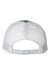 Richardson Hats 115 Mens Snapback Trucker Hat Heather Dark Green/Silver Grey Flat Back