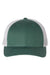 Richardson Hats 115 Mens Snapback Trucker Hat Heather Dark Green/Silver Grey Flat Front