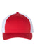 Richardson Hats 115 Mens Snapback Trucker Hat Red/White Flat Front