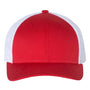 Richardson Hats Mens Snapback Trucker Hat - Red/White