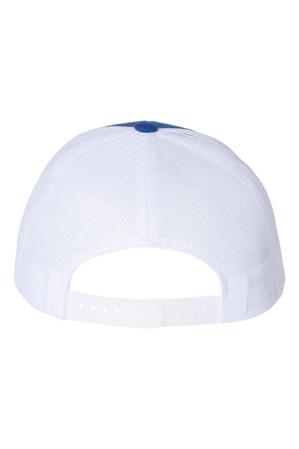 Richardson Hats 115 Mens Snapback Trucker Hat Royal Blue/White Flat Back