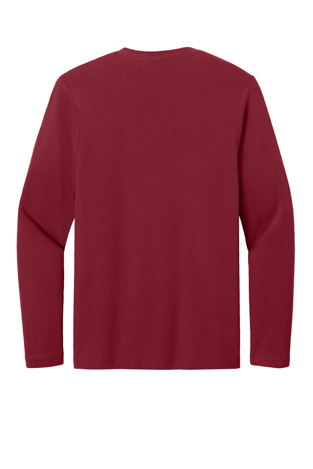 Gildan 64400 Mens Softstyle Long Sleeve Crewneck T-Shirt Cardinal Red Flat Back