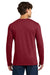 Gildan 64400 Mens Softstyle Long Sleeve Crewneck T-Shirt Cardinal Red Model Back