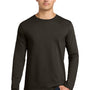 Gildan Mens Softstyle Long Sleeve Crewneck T-Shirt - Dark Chocolate Brown