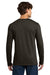 Gildan 64400 Mens Softstyle Long Sleeve Crewneck T-Shirt Dark Chocolate Brown Model Back