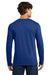Gildan 64400 Mens Softstyle Long Sleeve Crewneck T-Shirt Fan Deep Royal Blue Model Back