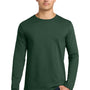 Gildan Mens Softstyle Long Sleeve Crewneck T-Shirt - Fan Dark Green