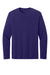 Gildan 64400 Mens Softstyle Long Sleeve Crewneck T-Shirt Fan Dark Purple Flat Front