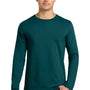 Gildan Mens Softstyle Long Sleeve Crewneck T-Shirt - Fan Marine Green