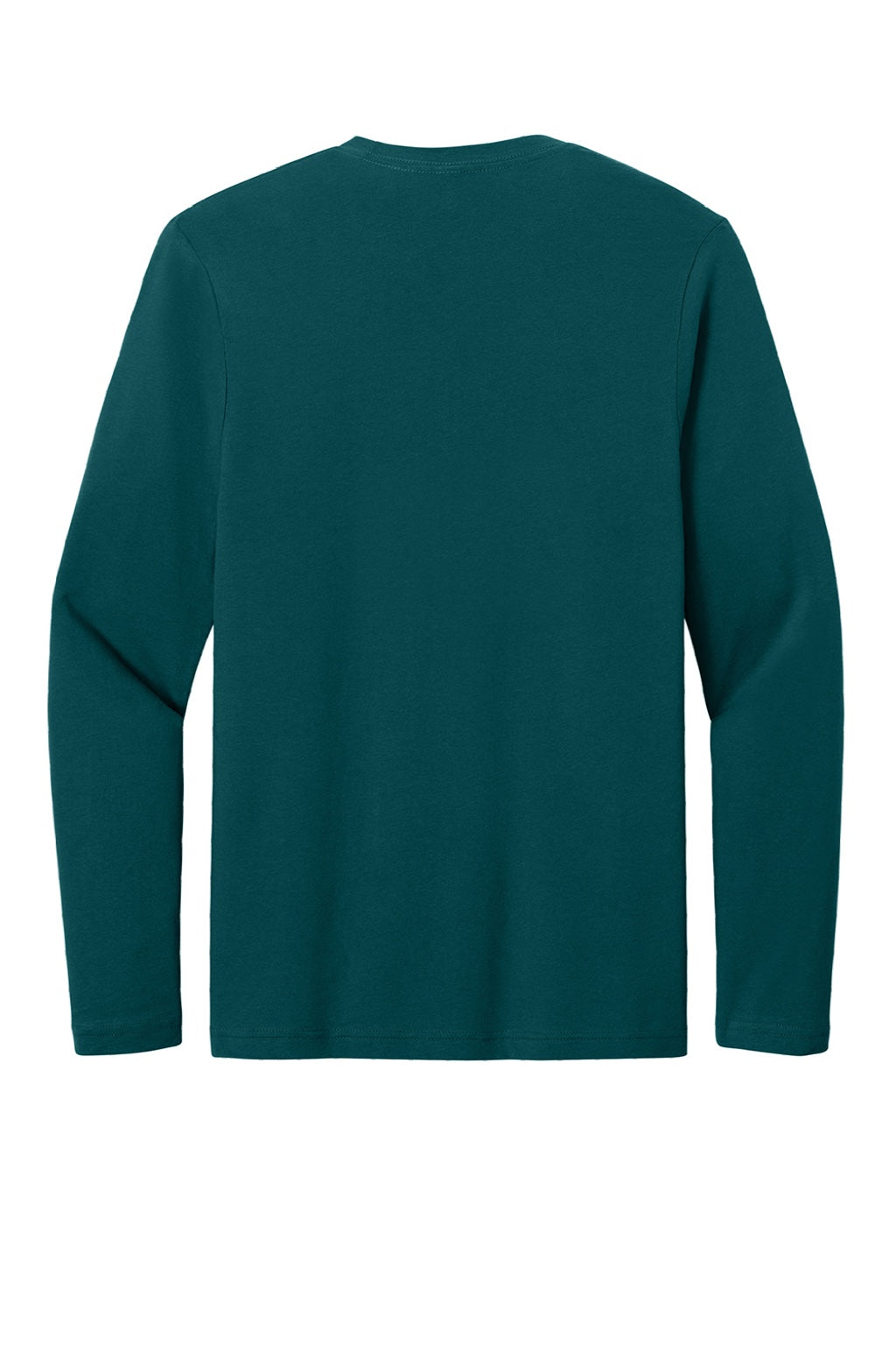 Gildan 64400 Mens Softstyle Long Sleeve Crewneck T-Shirt Fan Marine Green Flat Back