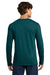 Gildan 64400 Mens Softstyle Long Sleeve Crewneck T-Shirt Fan Marine Green Model Back