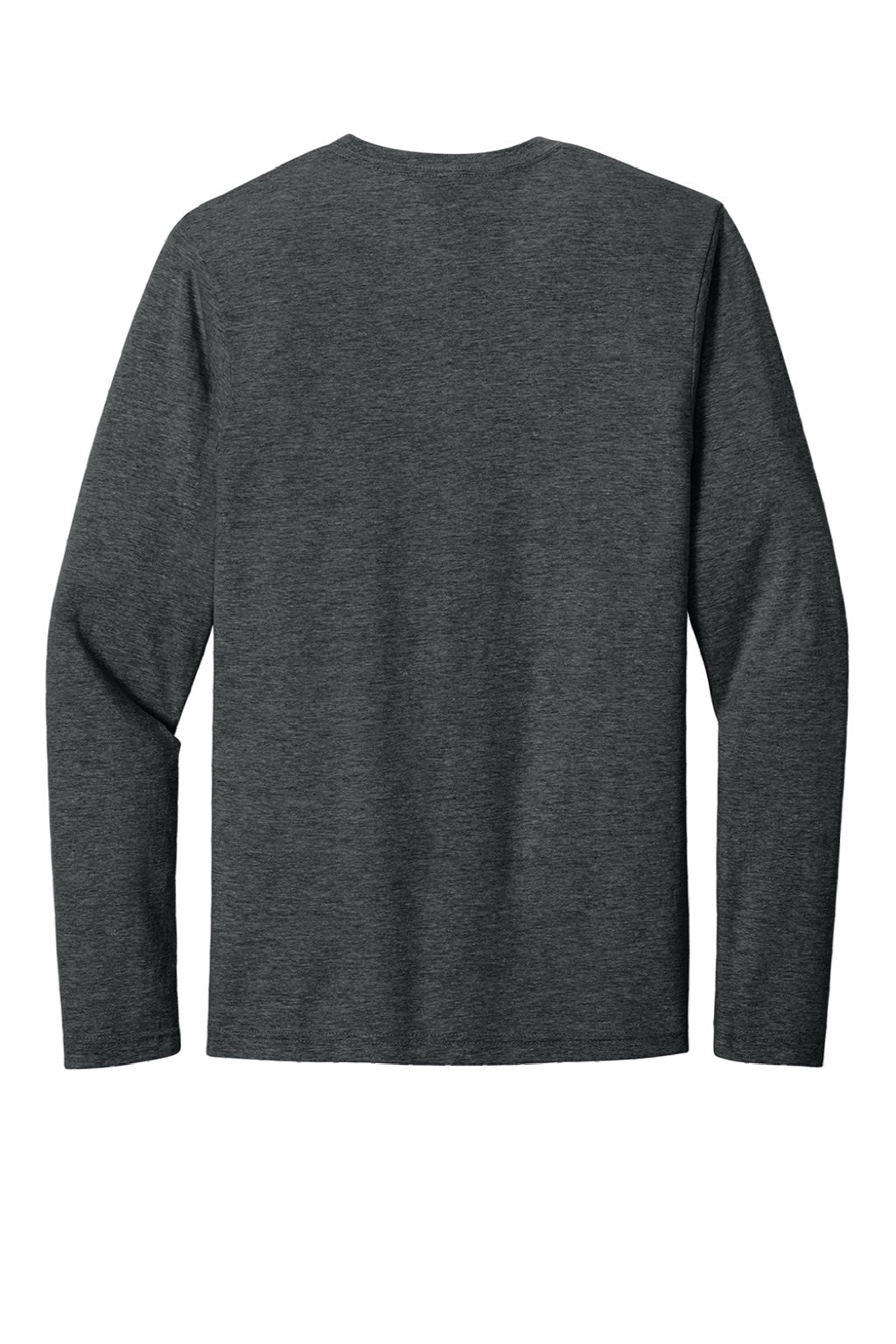 Gildan 64400 Mens Softstyle Long Sleeve Crewneck T-Shirt Heather Dark Grey Flat Back