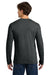 Gildan 64400 Mens Softstyle Long Sleeve Crewneck T-Shirt Heather Dark Grey Model Back