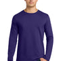 Gildan Mens Softstyle Long Sleeve Crewneck T-Shirt - Purple