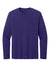 Gildan 64400 Mens Softstyle Long Sleeve Crewneck T-Shirt Purple Flat Front