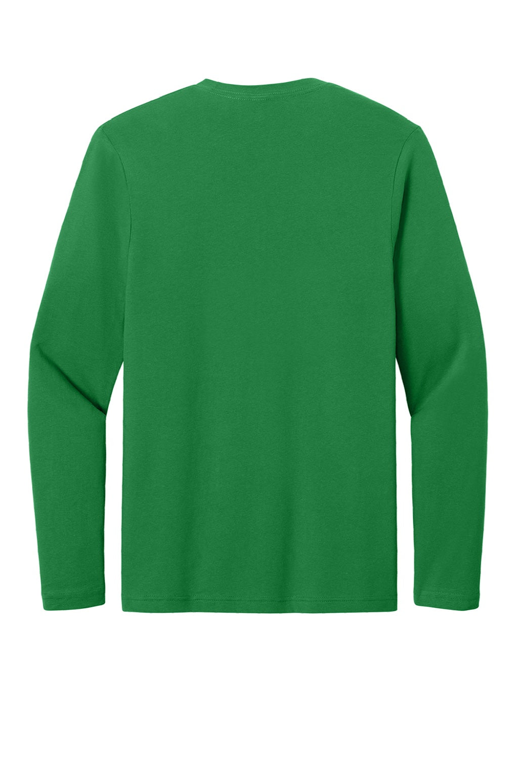 Gildan 64400 Mens Softstyle Long Sleeve Crewneck T-Shirt Turf Green Flat Back