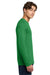 Gildan 64400 Mens Softstyle Long Sleeve Crewneck T-Shirt Turf Green Model Side