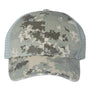 Richardson Mens Garment Washed Printed Snapback Trucker Hat - Military Digital Camo/Light Green - NEW