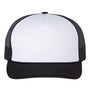 Richardson Mens Foamie Snapback Trucker Hat - White/Black - NEW