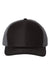 Richardson Hats 312 Mens Twill Back Snapback Trucker Hat Black/Charcoal Grey Flat Front