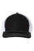Richardson Hats 312 Mens Twill Back Snapback Trucker Hat Black/White Flat Front