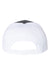 Richardson Hats 312 Mens Twill Back Snapback Trucker Hat Charcoal Grey/White Flat Back