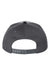 Richardson Hats 312 Mens Twill Back Snapback Trucker Hat Grey/Charcoal Grey/Black Flat Back