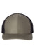 Richardson Hats 312 Mens Twill Back Snapback Trucker Hat Loden Green/Black Flat Front