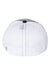 Richardson Hats 172 Mens Pulse Sportmesh R-Flex Stretch Fit Hat Grey/White/Black Flat Back