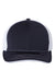 Richardson Hats 172 Mens Pulse Sportmesh R-Flex Stretch Fit Hat Navy Blue/White Flat Front