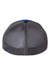 Richardson Hats 172 Mens Pulse Sportmesh R-Flex Stretch Fit Hat Royal Blue/Charcoal Grey/Black Flat Back