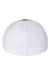 Richardson Hats 110 Mens R-Flex Stretch Fit Trucker Hat Heather Grey/White Flat Back