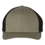 Richardson Hats Mens R-Flex Stretch Fit Trucker Hat - Loden Green/Black